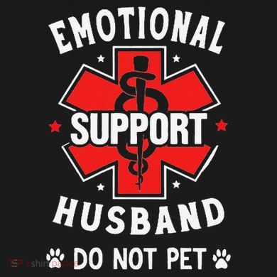 Emotional Support Husband Do Not Pet Tote Bag