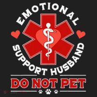 Emotional Support Husband Do Not Pet Hat thumb 2