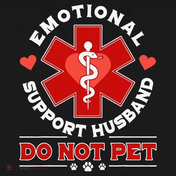 Emotional Support Husband Do Not Pet Tank Top