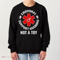 Emotional Support Husband Not A Toy Women's Sweatshirt thumb 0