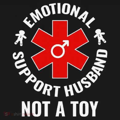 Emotional Support Husband Not A Toy Hooded Wearable Blanket
