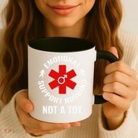 Emotional Support Husband Not A Toy Coffee Mug thumb 3