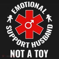 Emotional Support Husband Not A Toy Pajama Set thumb 2