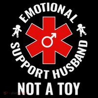 Emotional Support Husband Not A Toy Women's Tank Top thumb 5
