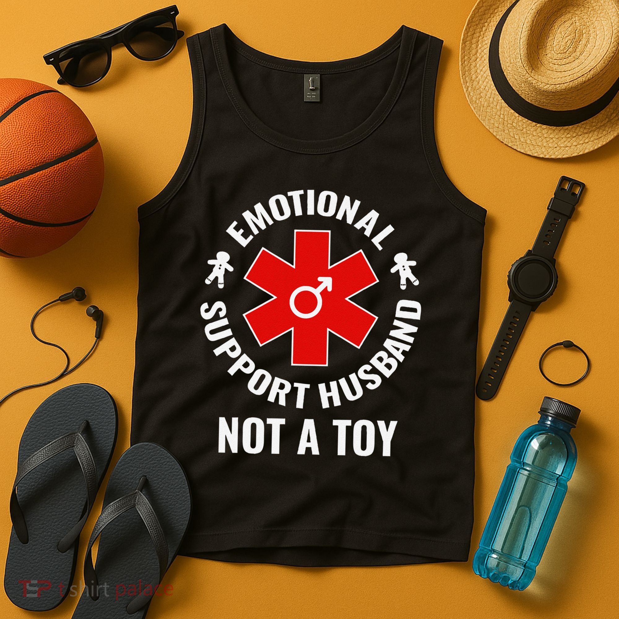 Emotional Support Husband Not A Toy Tank Top