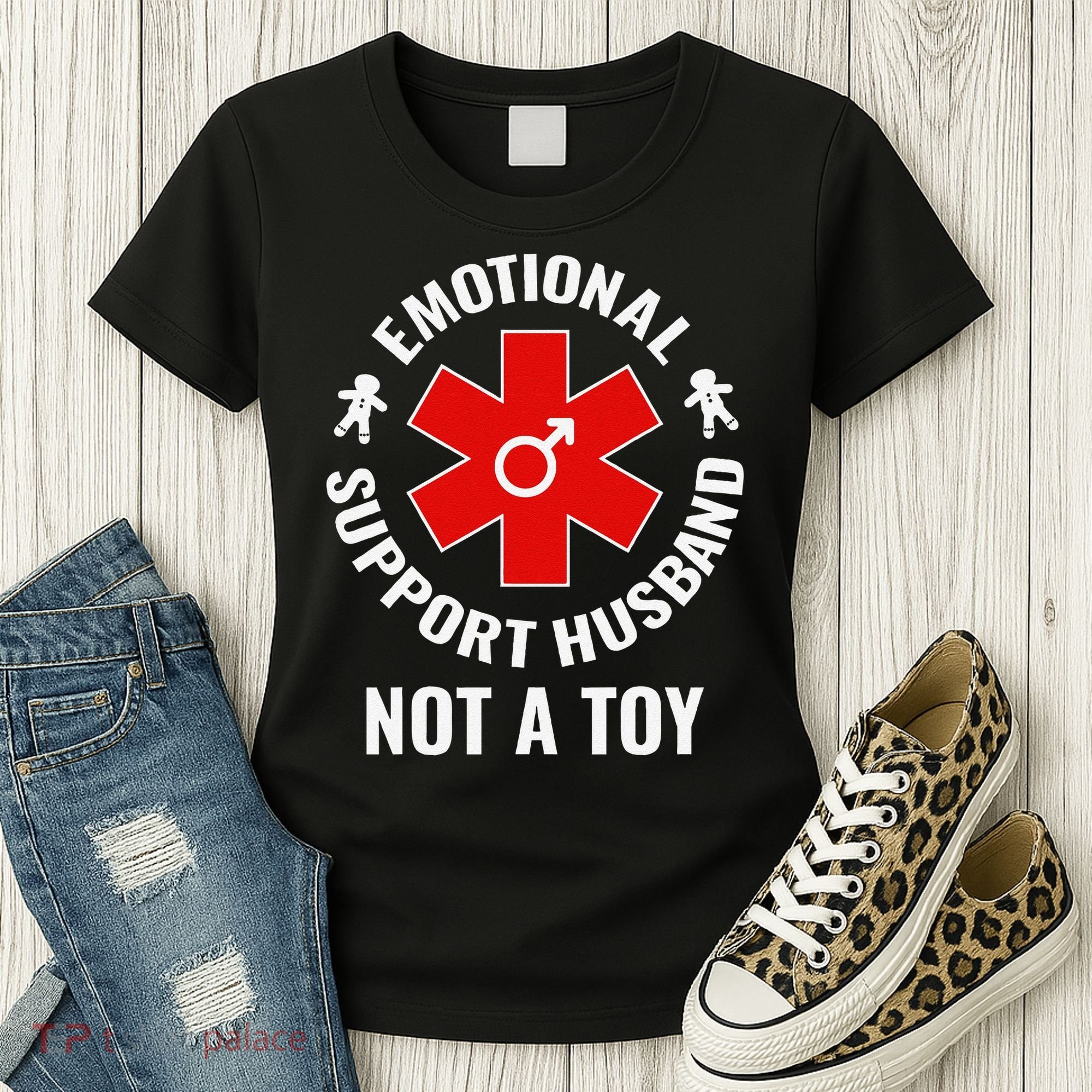 Emotional Support Husband Not A Toy Women's T-Shirt