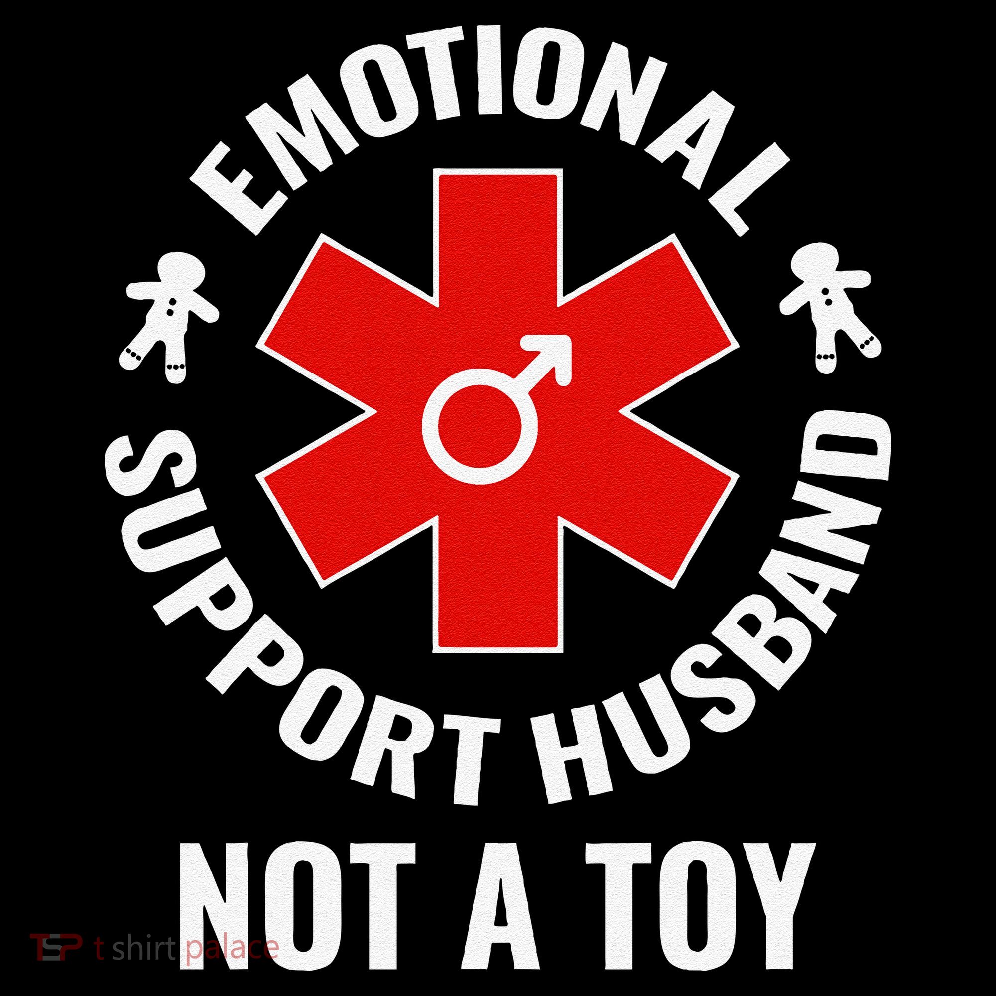 Emotional Support Husband Not A Toy Kids Long Sleeve Shirt