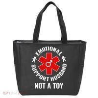 Emotional Support Husband Not A Toy Tote Bag thumb 0