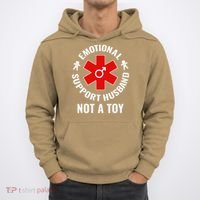 Emotional Support Husband Not A Toy Hoodie thumb 0