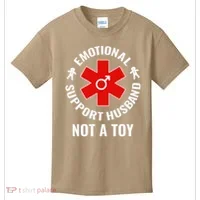 Emotional Support Husband Not A Toy Kids T-Shirt thumb 0