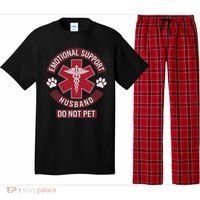 Emotional Support Husband Do Not Pet Pajama Set thumb 0
