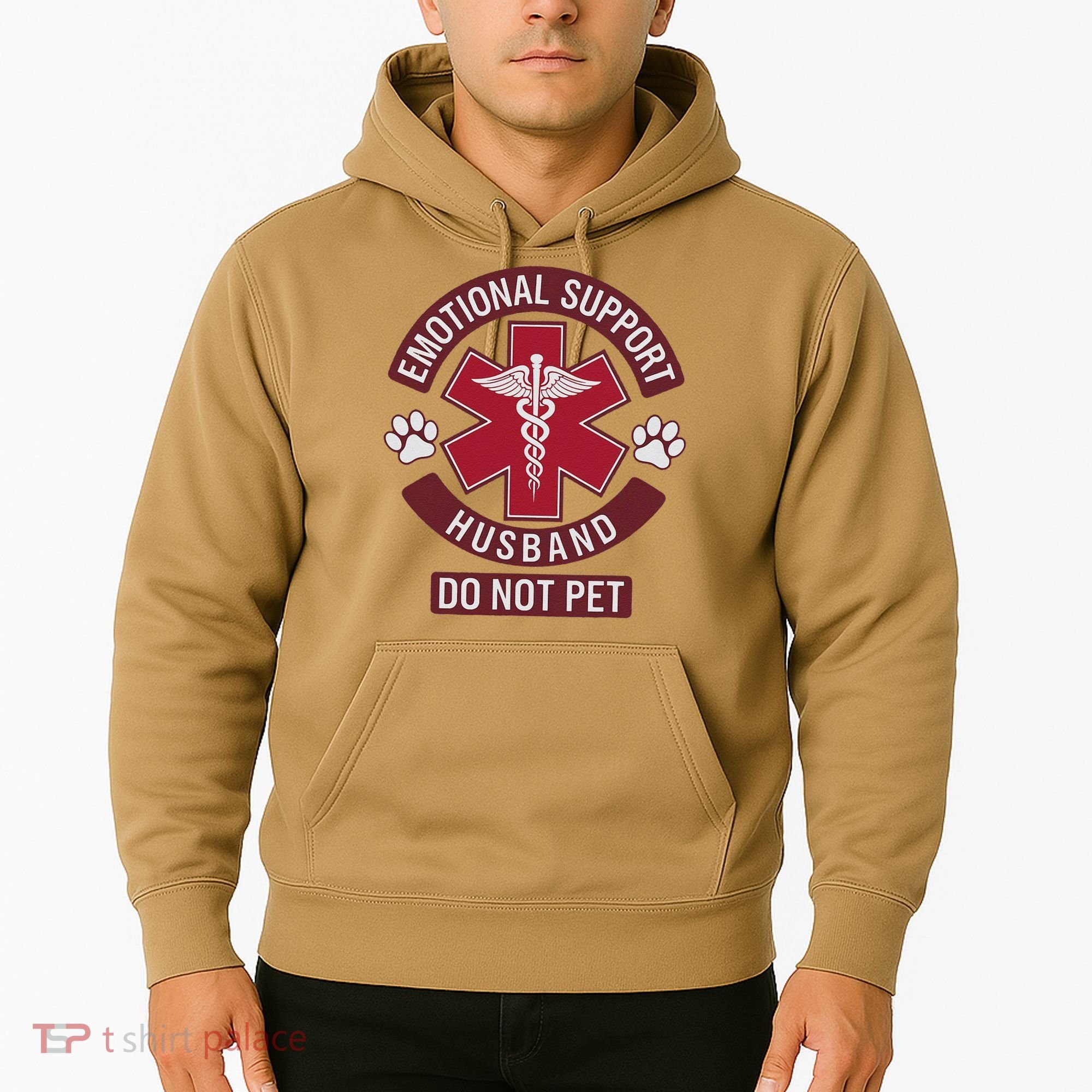 Emotional Support Husband Do Not Pet Hoodie