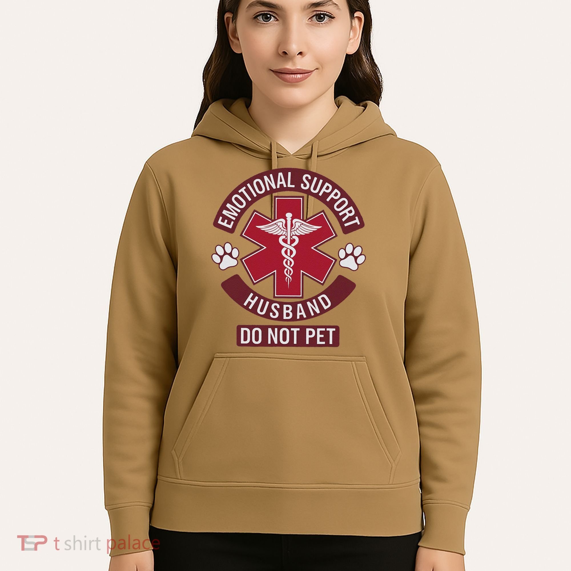 Emotional Support Husband Do Not Pet Hoodie
