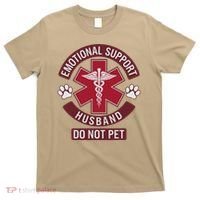 Emotional Support Husband Do Not Pet T-Shirt thumb 0
