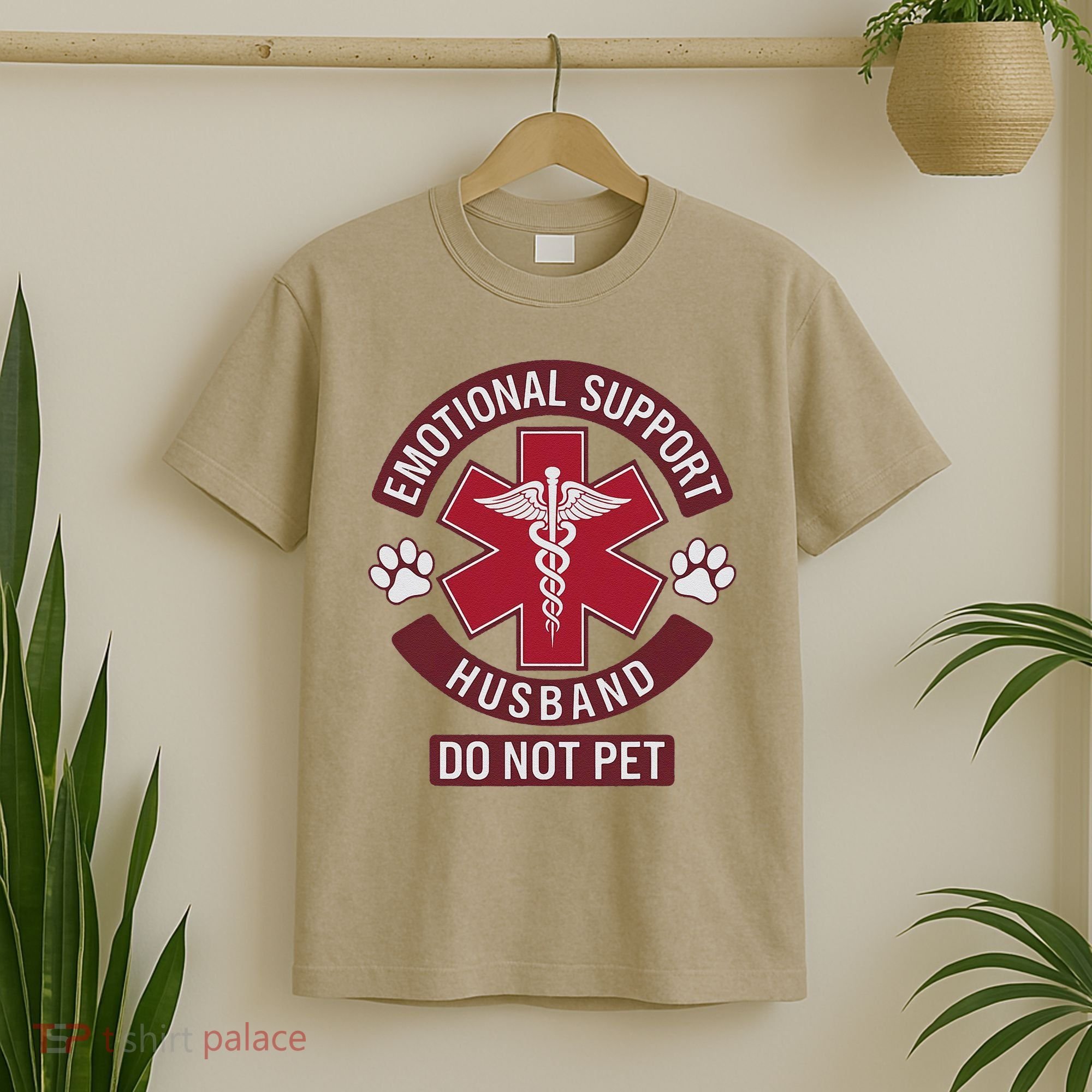 Emotional Support Husband Do Not Pet T-Shirt