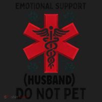 Emotional Support Husband Do Not Pet Beanie thumb 2