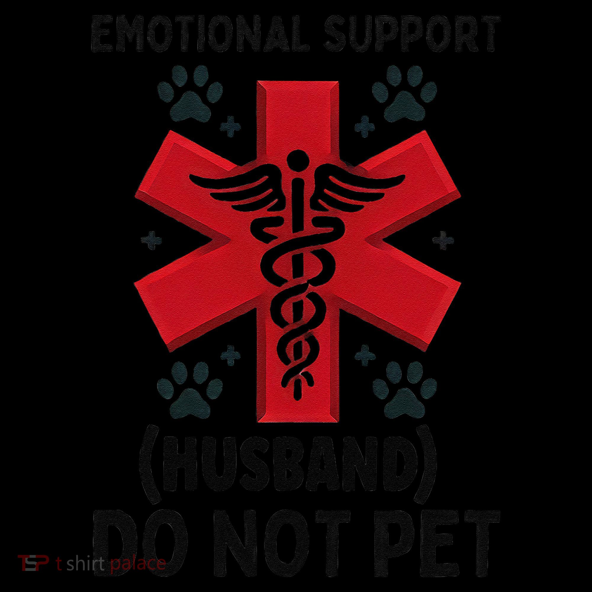Emotional Support Husband Do Not Pet Visor
