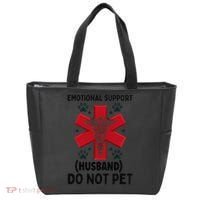 Emotional Support Husband Do Not Pet Tote Bag thumb 0