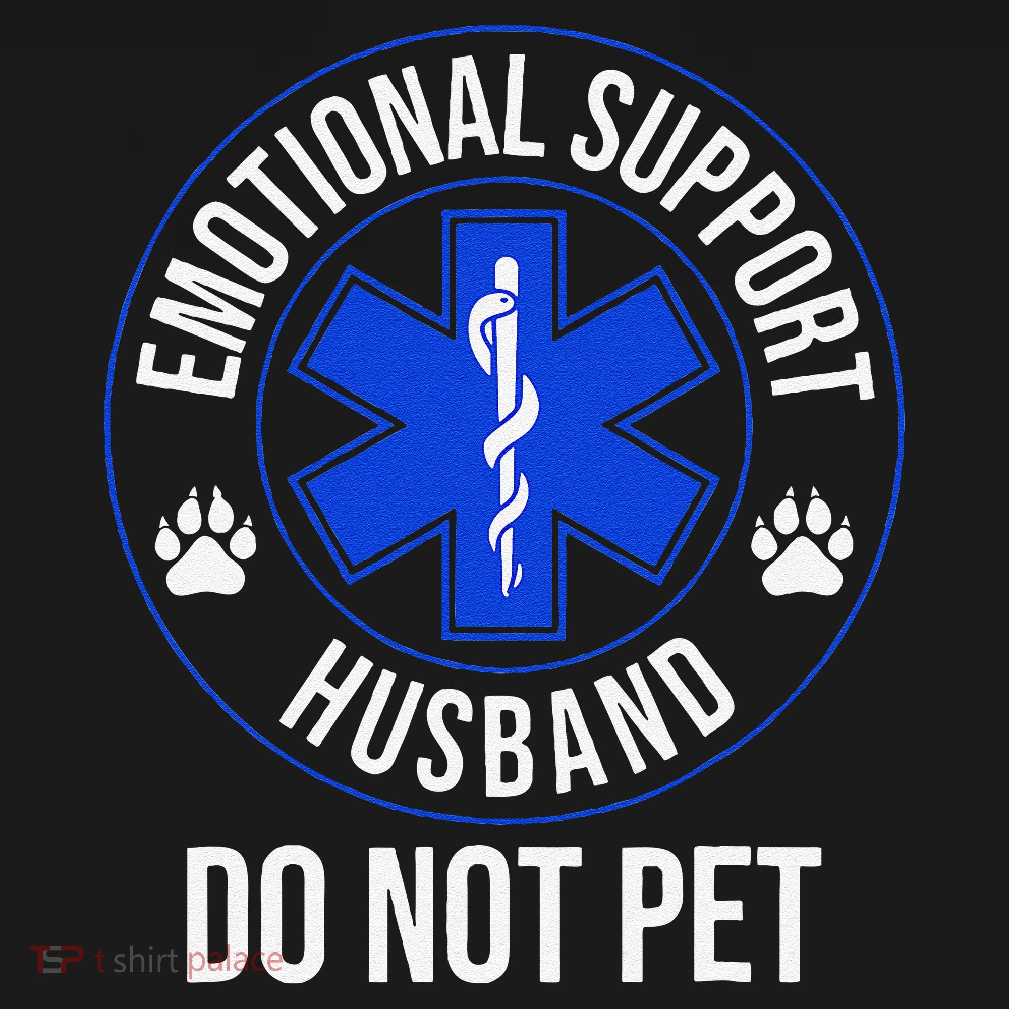 Emotional Support Husband Do Not Pet Funny Trendy Women Coaster