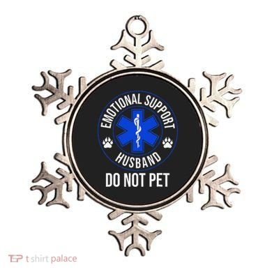 Emotional Support Husband Do Not Pet Funny Trendy Women Ornament