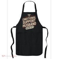 Emotional Support Husband Do Not Pet Apron thumb 0
