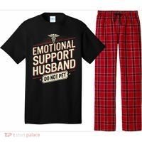 Emotional Support Husband Do Not Pet Pajama Set thumb 0