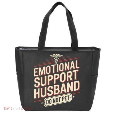 Emotional Support Husband Do Not Pet Tote Bag