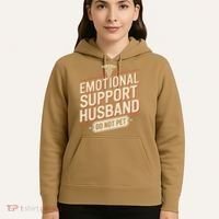 Emotional Support Husband Do Not Pet Hoodie thumb 5