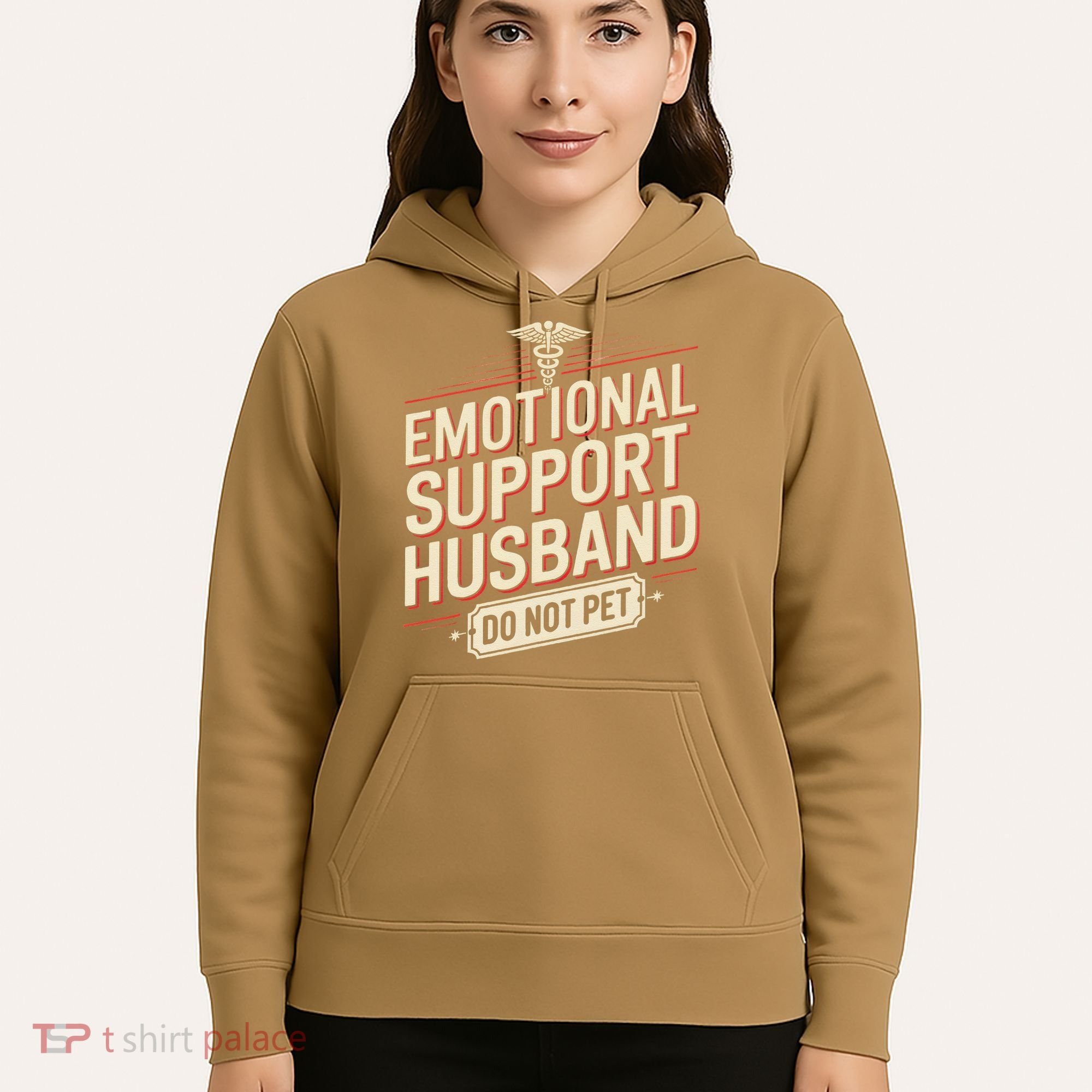 Emotional Support Husband Do Not Pet Hoodie