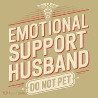 Emotional Support Husband Do Not Pet Sweatshirt thumb 2