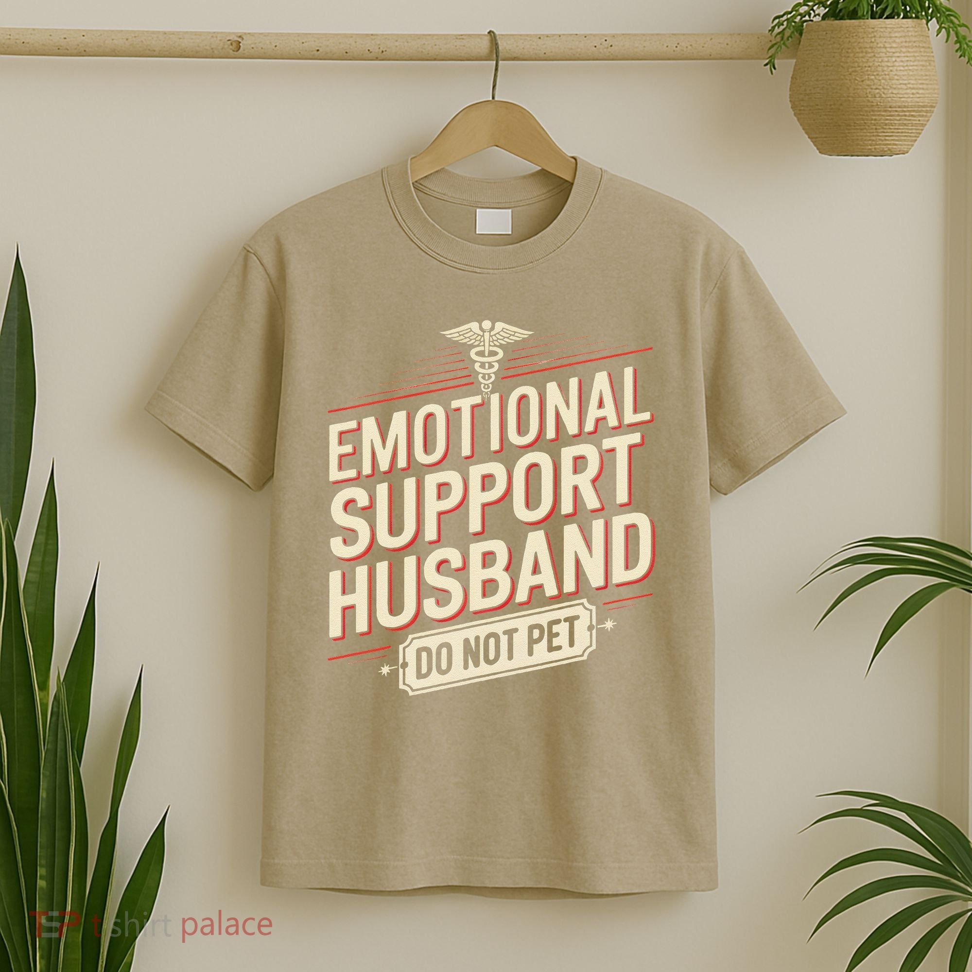 Emotional Support Husband Do Not Pet T-Shirt