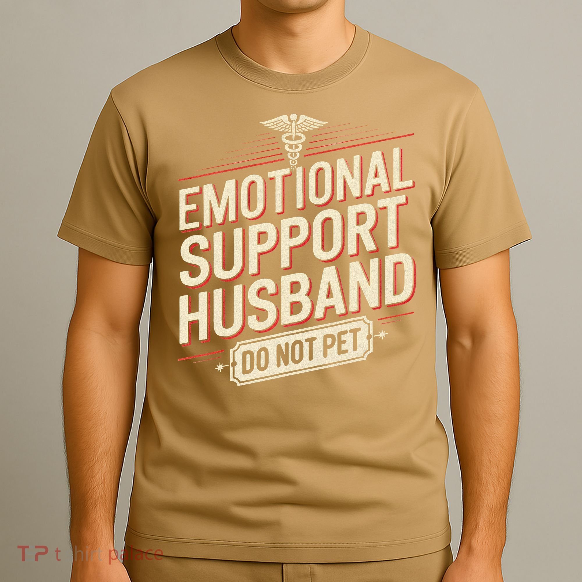 Emotional Support Husband Do Not Pet T-Shirt