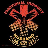 Emotional Support Husband Do Not Pet Apron thumb 3