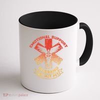 Emotional Support Husband Do Not Pet Coffee Mug thumb 1
