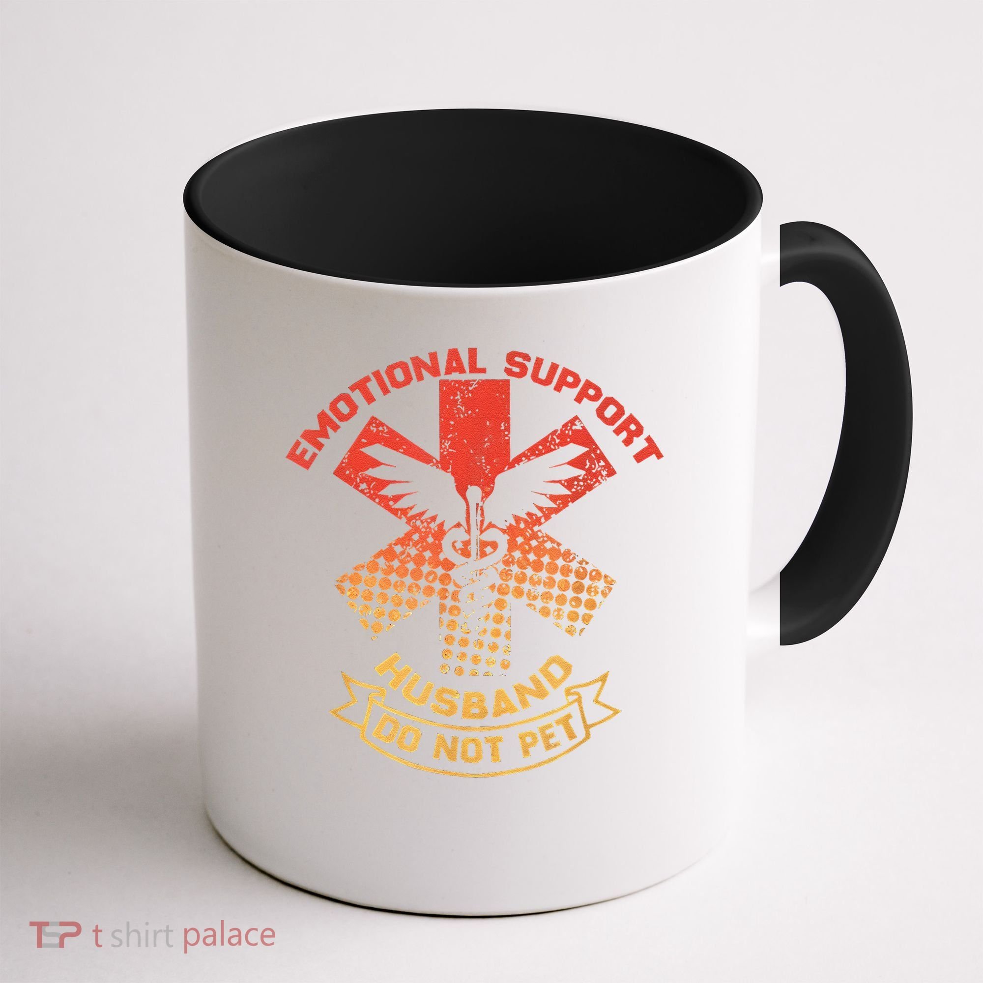 Emotional Support Husband Do Not Pet Coffee Mug