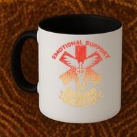 Emotional Support Husband Do Not Pet Coffee Mug thumb 2