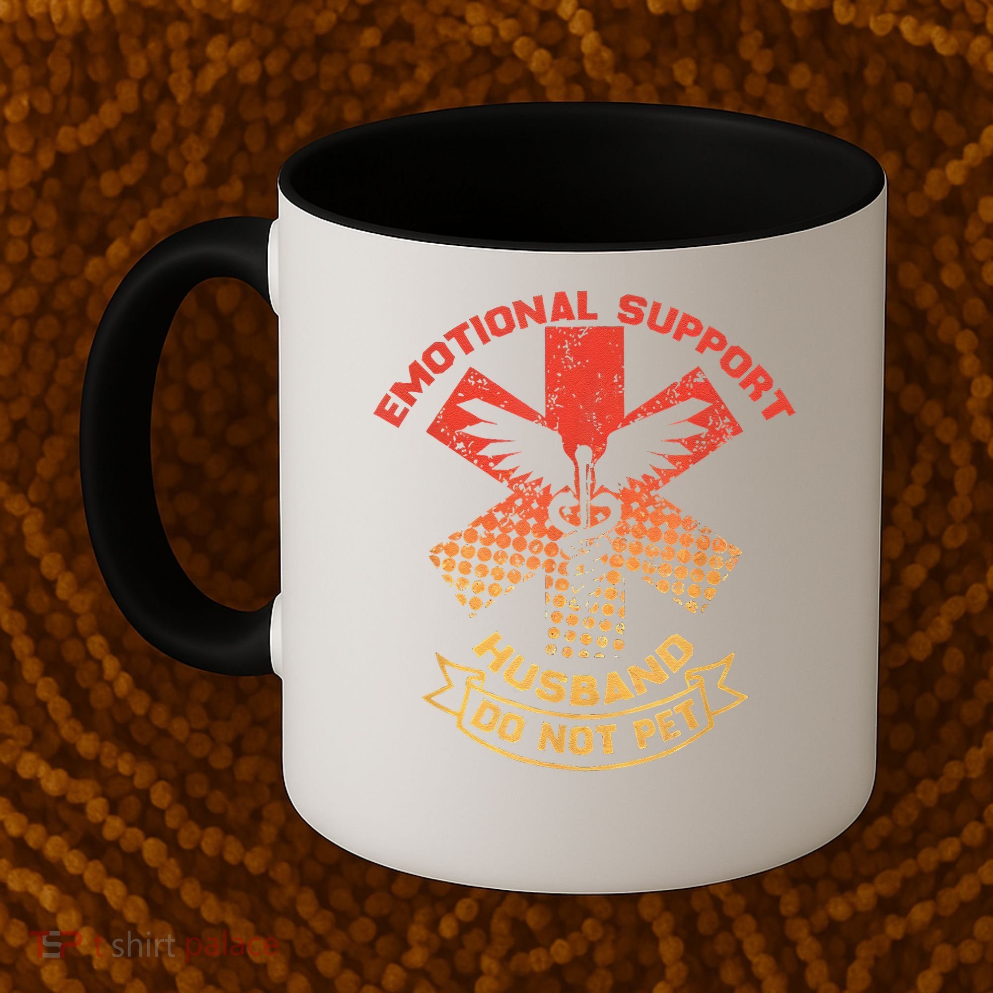 Emotional Support Husband Do Not Pet Coffee Mug