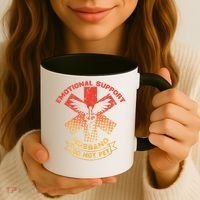 Emotional Support Husband Do Not Pet Coffee Mug thumb 3