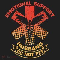 Emotional Support Husband Do Not Pet Beanie thumb 2