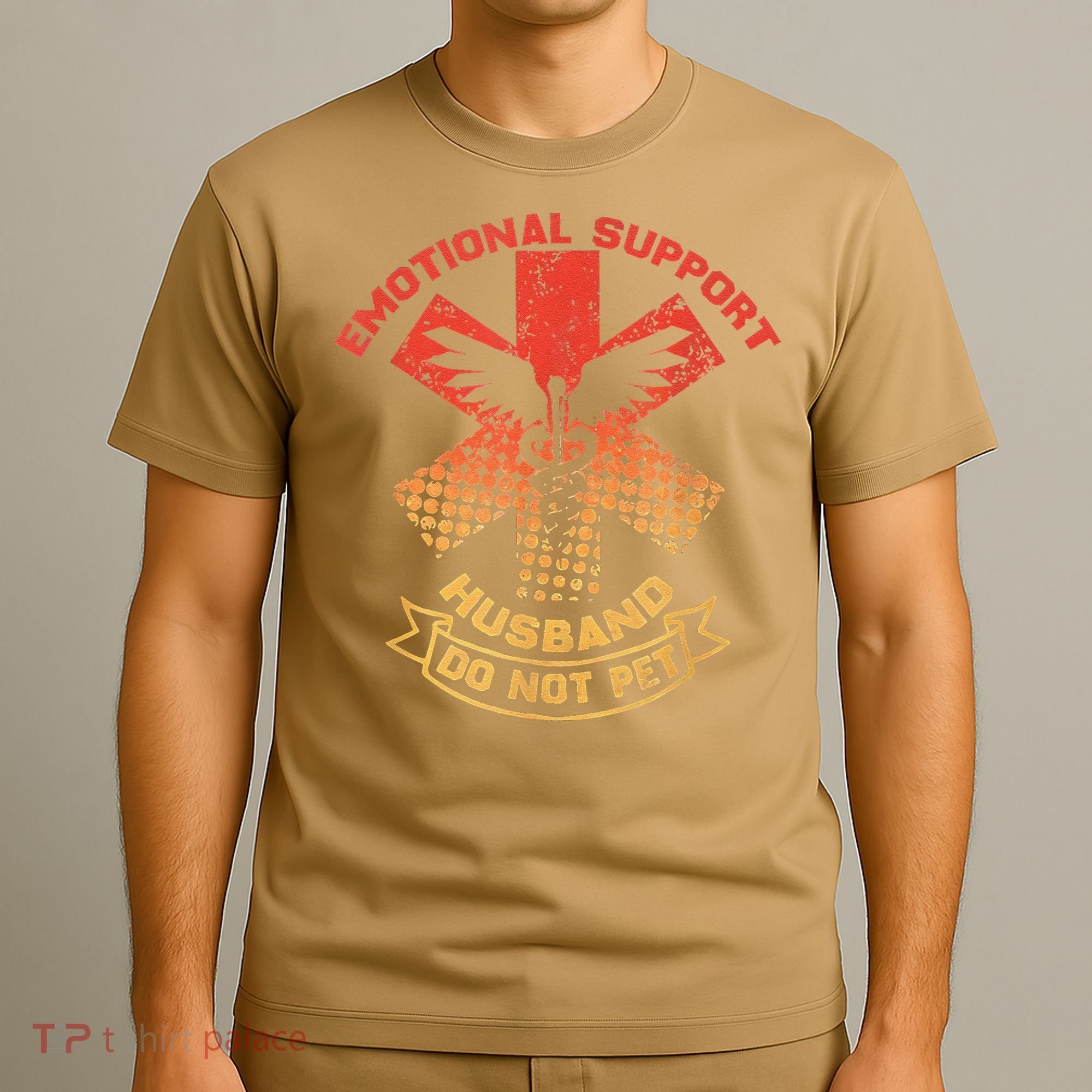 Emotional Support Husband Do Not Pet T-Shirt
