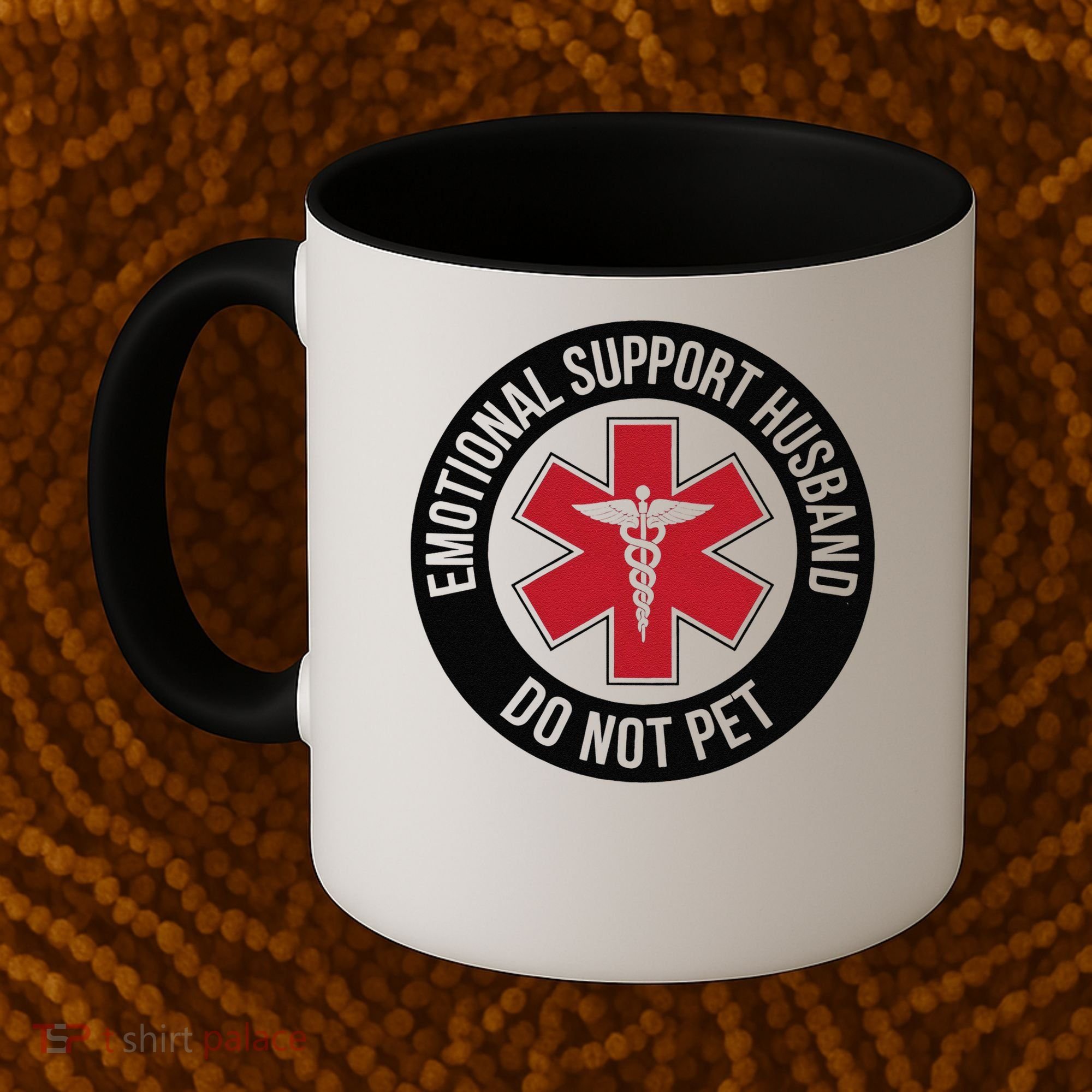 Emotional Support Husband Do Not Pet Coffee Mug