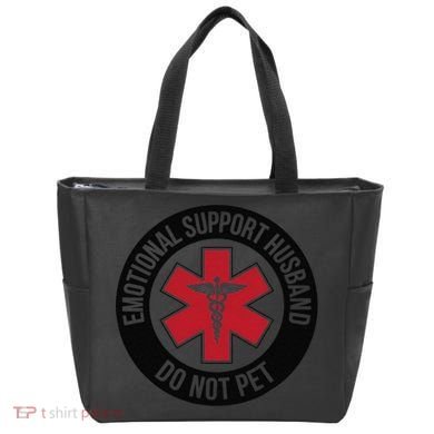 Emotional Support Husband Do Not Pet Tote Bag