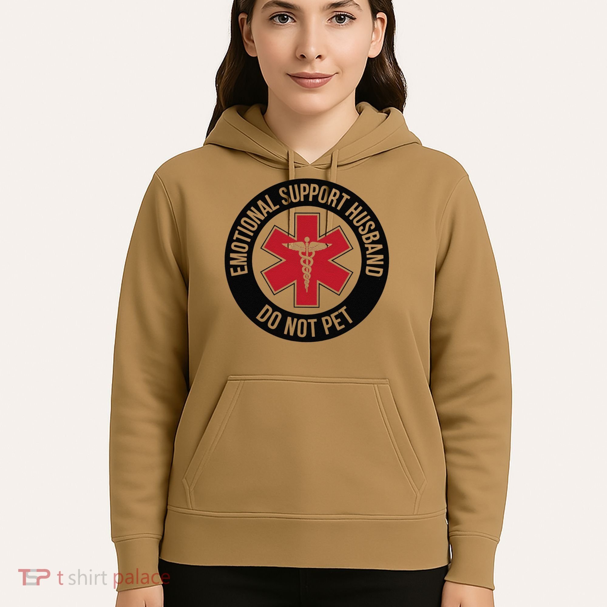 Emotional Support Husband Do Not Pet Hoodie