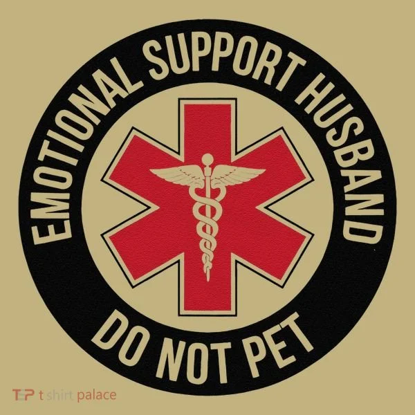 Emotional Support Husband Do Not Pet Sweatshirt