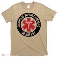 Emotional Support Husband Do Not Pet T-Shirt thumb 0