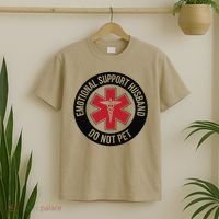 Emotional Support Husband Do Not Pet T-Shirt thumb 2