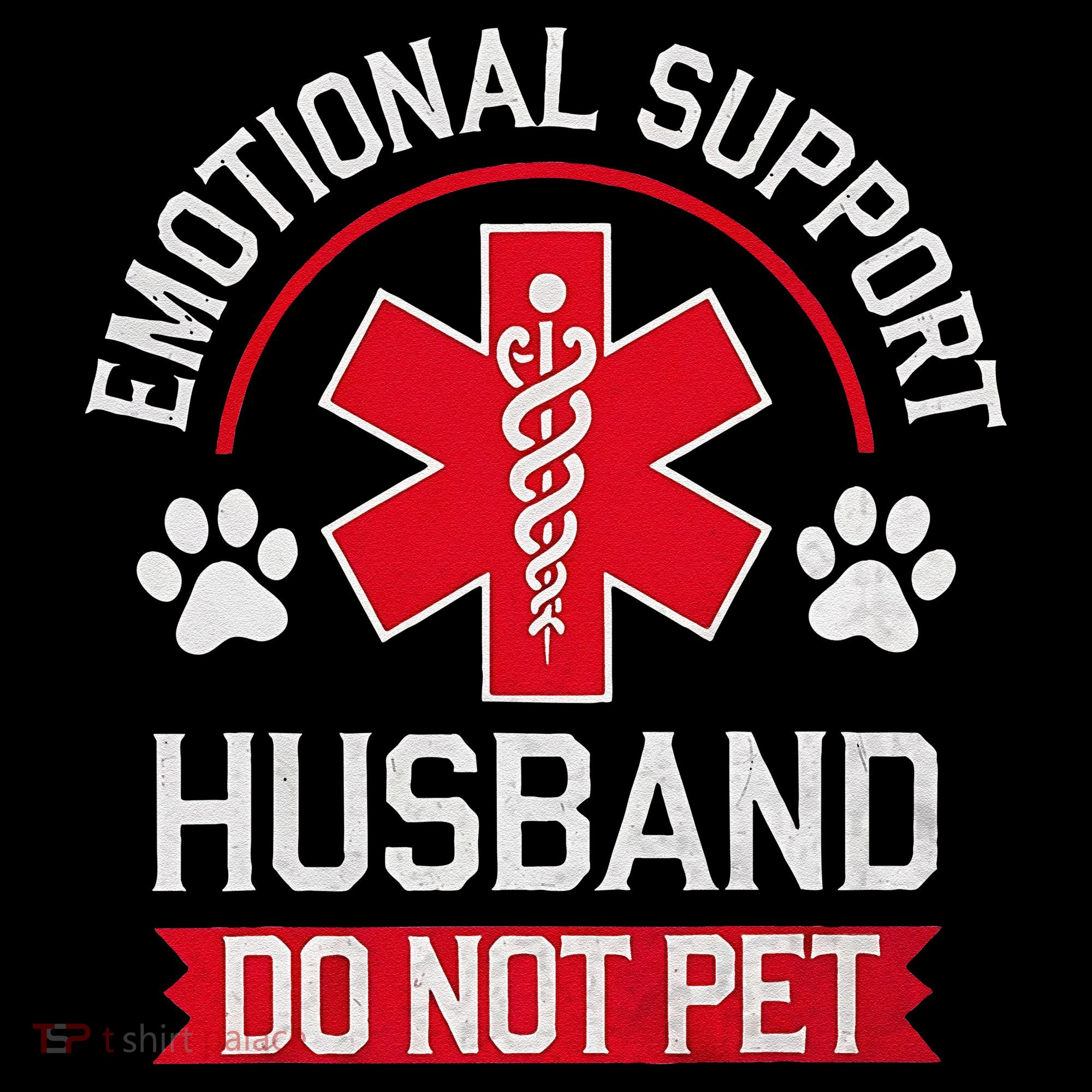 Emotional Support Husband Do Not Pet Backpack