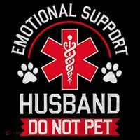 Emotional Support Husband Do Not Pet Coffee Mug thumb 5