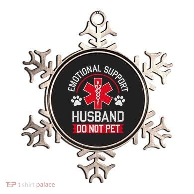 Emotional Support Husband Do Not Pet Ornament