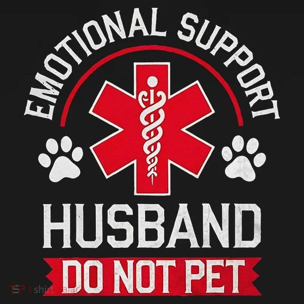 Emotional Support Husband Do Not Pet Tank Top